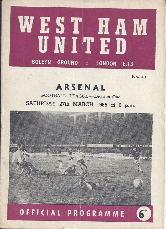 West Ham United FC v Arsenal FC